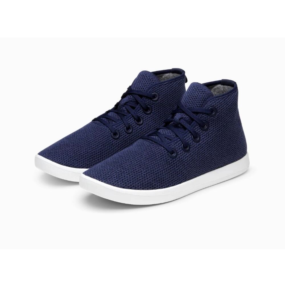 Allbirds Tree Topper High Top Shoes Hazy Indigo Size 10